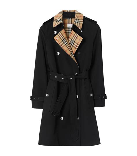 burberry short trench coat|Burberry full length trench coat.